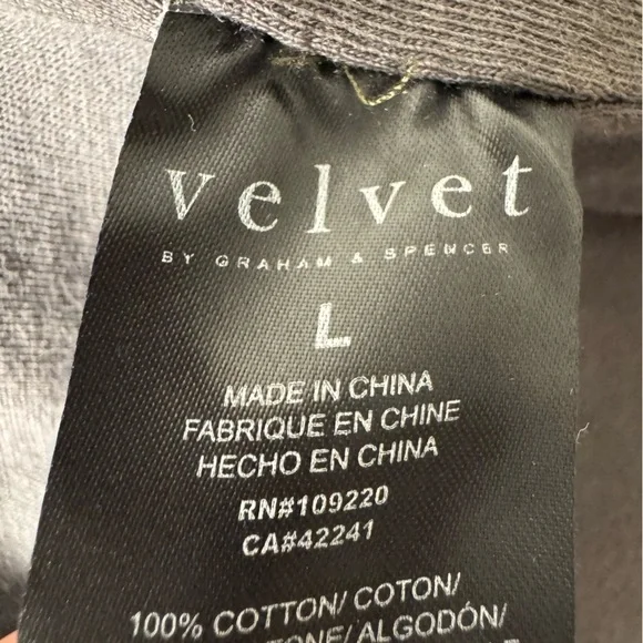 Velvet by Graham Spenser Camouflage Drawstring Military Parker Size Large - Picture 4 of 8